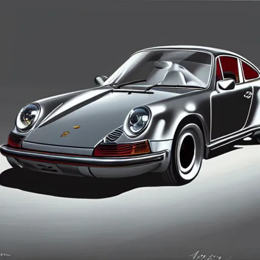 Image similar to photo of porsche 9 1 1 spaceship, highly detailed, realistic shaded lighting, designed by syd mead, 8 k