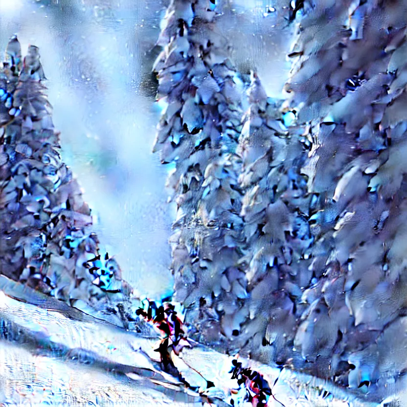 Prompt: pope skiing on a slope, digital painting, concept art, greg rutkowski, artstation, cinematic, matte painting