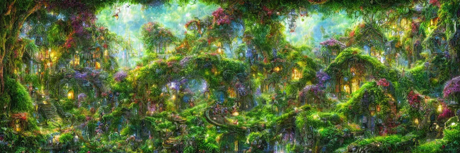 Prompt: intricate detailed lush green garden, trending on artstation, Josephine Wall, WLOP, cgsociety by Gediminas Pranckevicius, 8K ultra detailed, mossy, trending on cgsociety and DeviantArt