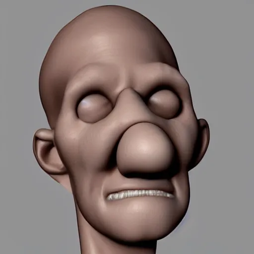 Prompt: photorealistic 3D-Render portrait of Handsome Squidward, all facial features are depicted in detail, realism, 8K