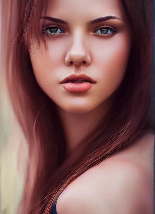 Prompt: photo of a gorgeous young woman in the style of stefan kostic, realistic, 1 / 2 body shot, 8 5 mm art lens, f 1. 2, sharp focus, 8 k high definition, insanely detailed, intricate, elegant, art by stanley lau and artgerm