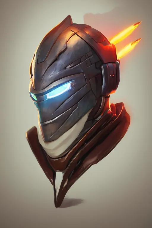 Image similar to epic mask helmet robot ninja portrait stylized as fornite style game design fanart by concept artist gervasio canda, behance hd by jesper ejsing, by rhads, makoto shinkai and lois van baarle, ilya kuvshinov, rossdraws global illumination radiating a glowing aura global illumination ray tracing hdr render in unreal engine 5