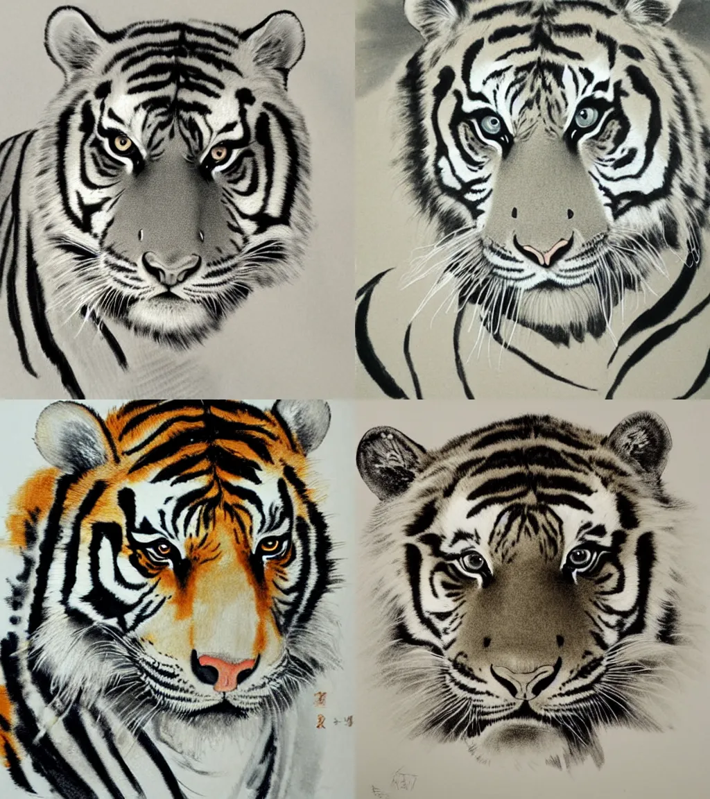 Emerald of Bengal - Realistic painting of a bengal Tiger