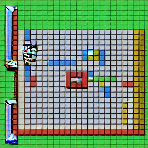 Image similar to vivid clean pixel rpg game style character, 1 2 8 bit, pixel art, nintendo game, screenshot of pixel game, retro game 1 9 8 0 style, sharp geometrical squares
