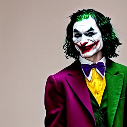 Prompt: Ezra Miller as Joker, real photo