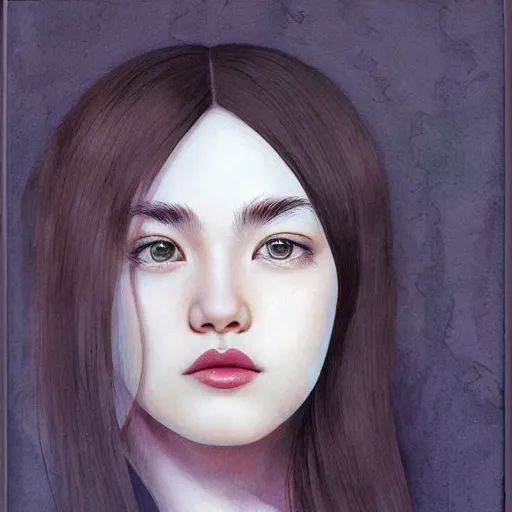 Prompt: photo of young woman by tran nguyen