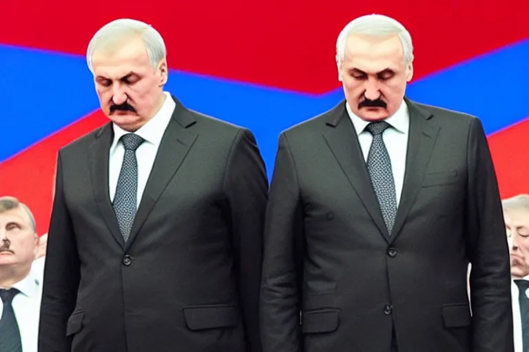 Prompt: moment of lukashenko's death