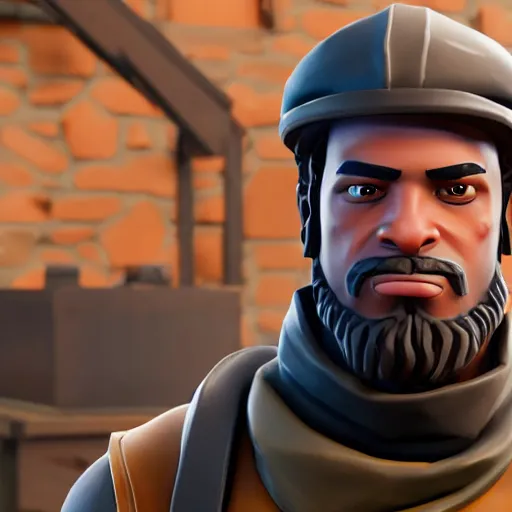 Image similar to a detailed portrait of george floyd in fortnite, unreal engine 5 rendered, incredibly highly detailed and realistic, 8 k, sharp focus, studio quality