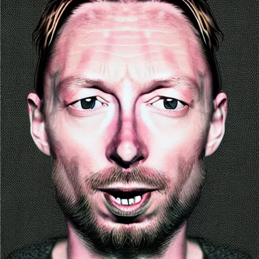 Image similar to overlapping sheets of random thom yorke, hyper realistic, many very random variations of thom yorke, various emotions, various poses, high quality photographs, mixed styles, intricate details, beautiful lighting