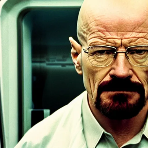 Image similar to Walter white on the tube