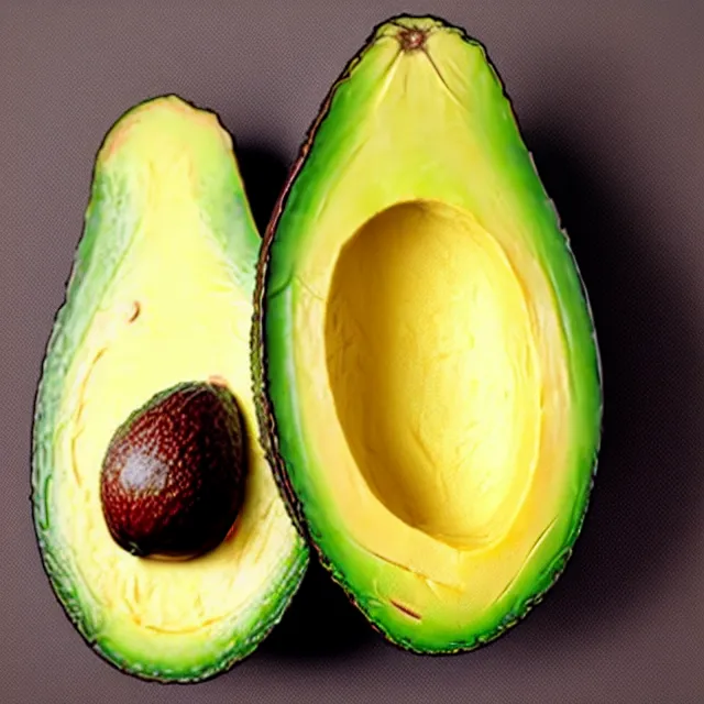 Image similar to bizarre surrel avocado head, wth is this