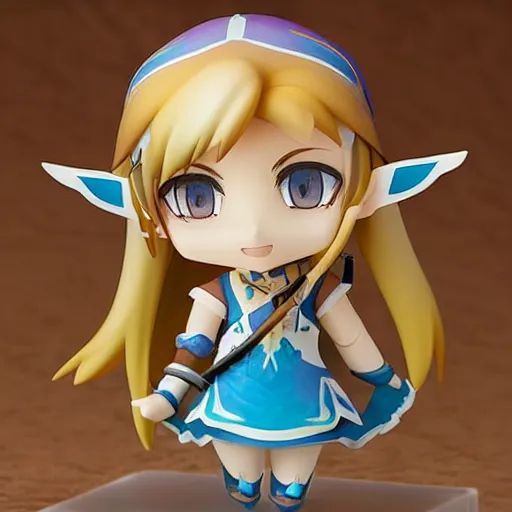 Prompt: beautiful water color concept art of face detailing cute girl in the style of nendoroid and Toon Zelda , anime style, close-up