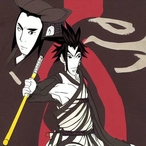 Image similar to samurai champloo by frank rosetta