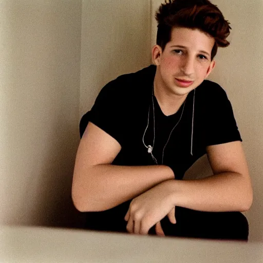 Prompt: charlie puth by nan goldin