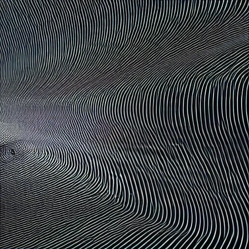 Image similar to abstract soundwaves over a black textured background, 8 k, octane render, volumetric lighting