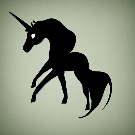 Image similar to fantasy unicorn illustration, vector, simple drawing, rounded lines, soft