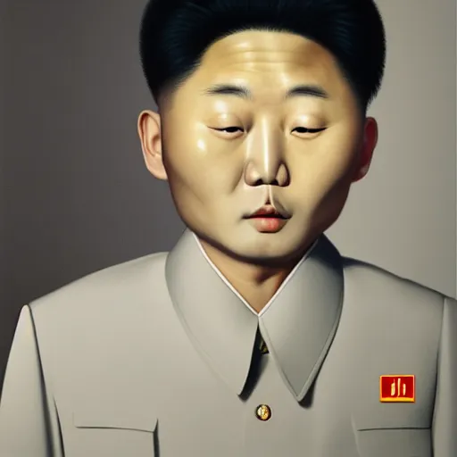 Prompt: hyperralism araki hobuyoshi style photography of hyperrealism detailed north korean kim chen with perfect face playing detailed xbox and smoking weed in basement bedroom