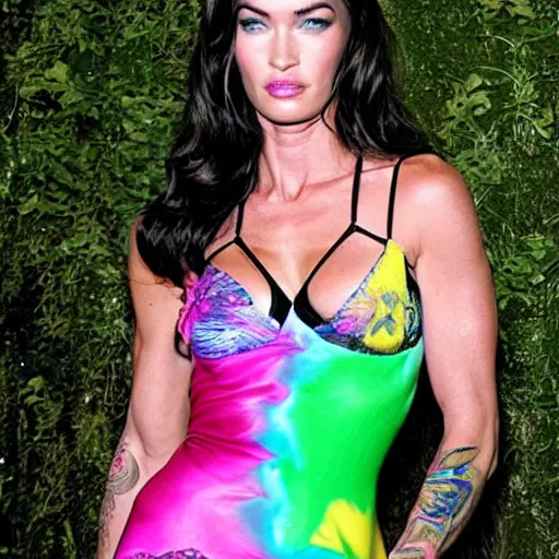 Image similar to Lisa Frank Megan Fox