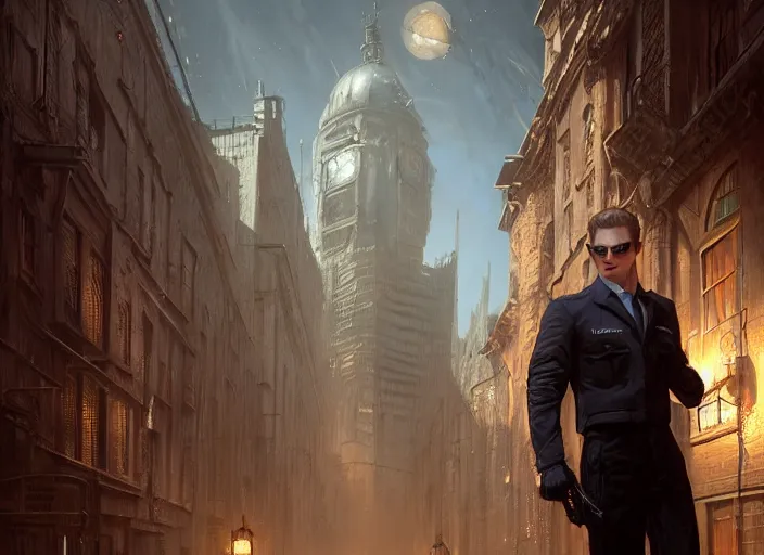 Prompt: highly detailed portrait of anthony starr as albert wesker, in resident evil, stephen bliss, 8 k, unreal engine, fantasy art by greg rutkowski, loish, rhads, ferdinand knab, makoto shinkai and lois van baarle, ilya kuvshinov, rossdraws, tom bagshaw, global illumination, radiant light, detailed and intricate environment