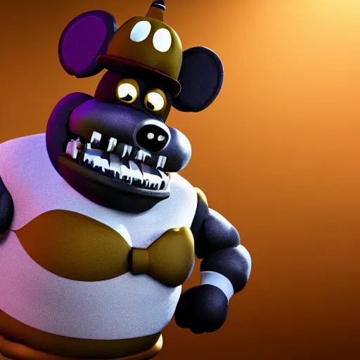 Image similar to Kenan Thompson as a Five Nights at Freddy's animatronic, high quality, unreal engine 5 render, high quality render, octane render, photo realistic, ultra detail, cinematic lighting, realistic