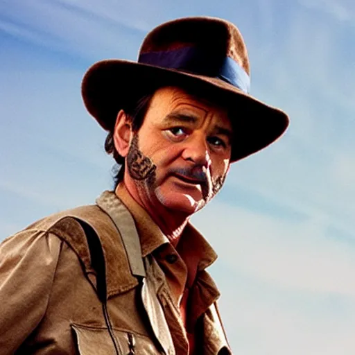 Image similar to bill murray as indiana jones