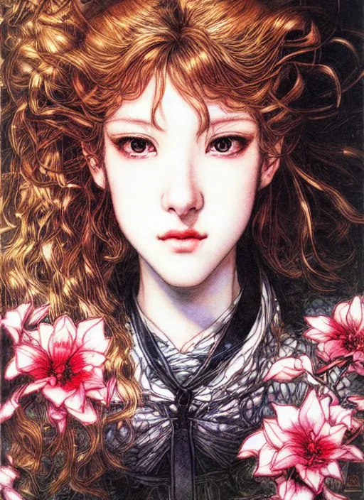 Image similar to a portrait of a pretty young lady by ayami kojima