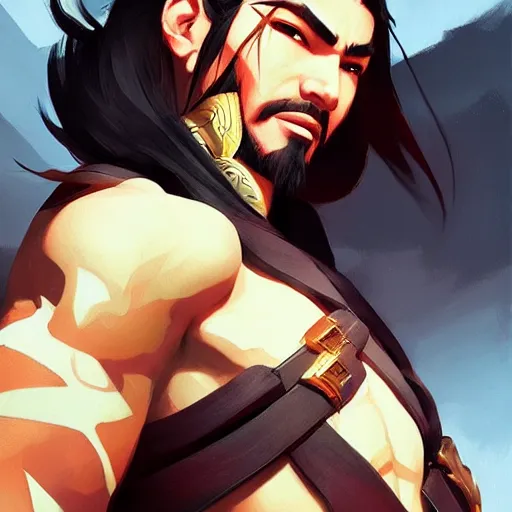 ArtStation - Speedpaint Draw Hanzo