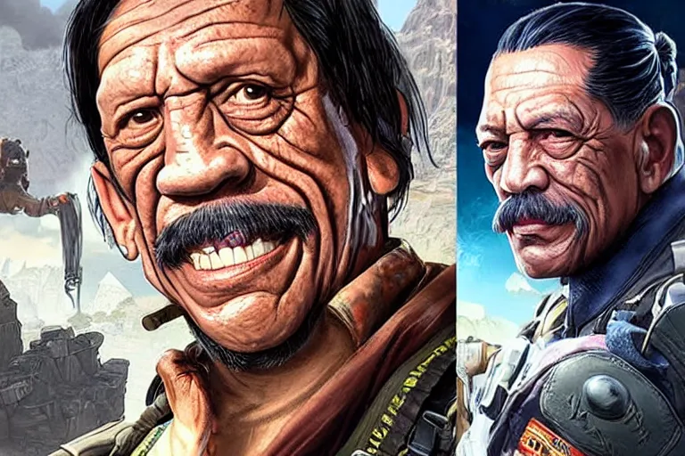 Image similar to danny trejo in apex legends