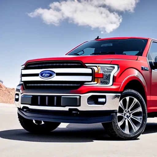 Prompt: promotional photo of the 2 0 3 1 ford f - 1 5 0 lightning