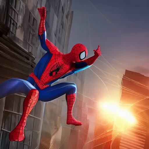 Image similar to advanced spider - man suit, cinematic, volumetric lighting, realistic, hyperdetailed, photorealistic, photograph