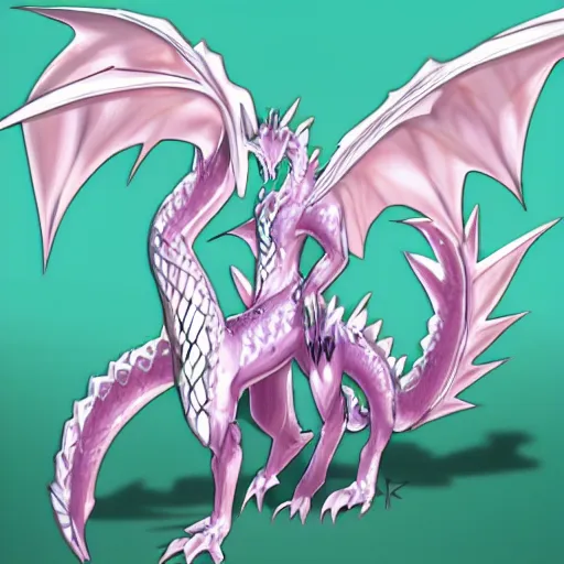 Image similar to crystalline dragon, anime style