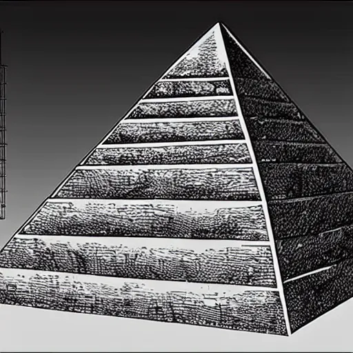 Prompt: pyramid ziggurat built around atop a gigantic reptile tortoise highly detailed concept art schematic, Laurie Greasley