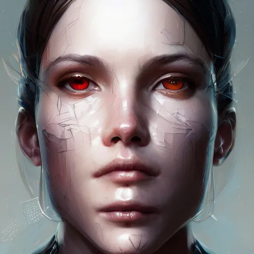 Prompt: Portrait of an anomaly, intricate, cinematic lighting, highly detailed, digital painting, artstation, concept art, smooth, sharp focus, illustration, art by Artgerm and Greg Rutkowski
