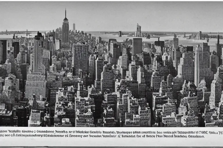 Prompt: old halftone newspaper photograph of a giant snake attacking new york city skyline