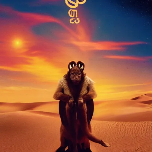 Image similar to joe camel in the dune movie poster