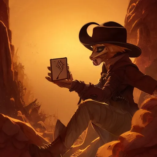 Prompt: Fennec fox scoundrel, hat, magic the gathering artwork, D&D, fantasy, cinematic lighting, centered, symmetrical, highly detailed, digital painting, artstation, concept art, smooth, sharp focus, illustration, volumetric lighting, epic Composition, 8k, art by Akihiko Yoshida and Greg Rutkowski and Craig Mullins, oil painting, cgsociety