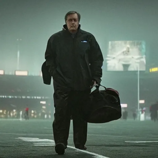 Image similar to Coach Belichick in Blade Runner 2049(2017)