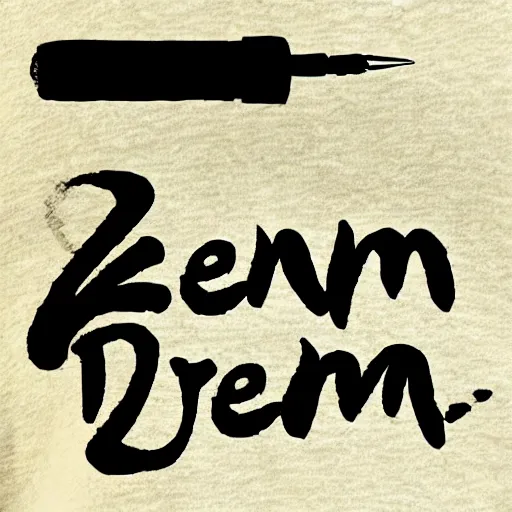 Prompt: zen dream ink