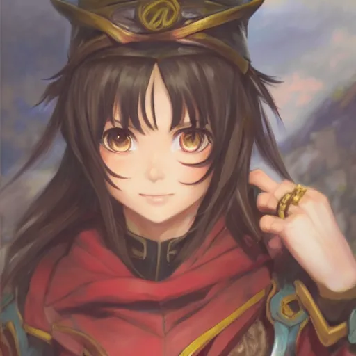 Image similar to Megumin from Konosuba as a fantasy D&D character close-up portrait art by Donato Giancola and Bayard Wu, realistic face, digital art, trending on artstation, 4k