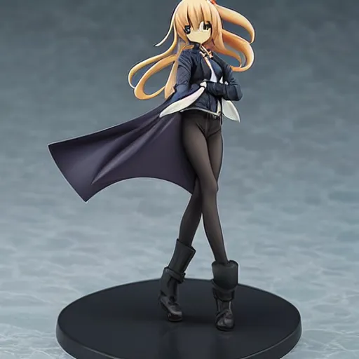 Prompt: anime figurine of an extremely beautiful waifu