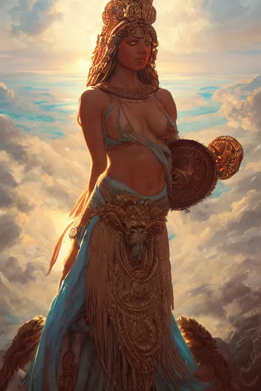 Image similar to goddess of the mexico, highly detailed, digital painting, artstation, concept art, smooth, sharp focus, illustration, unreal engine 5, 8 k, art by artgerm and greg rutkowski and edgar maxence