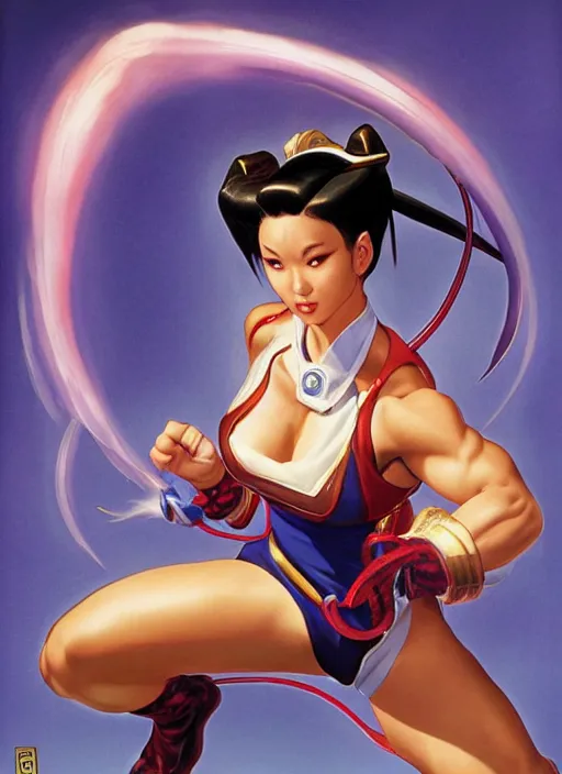 Prompt: chun'li by [ hildebrandt, greg ]