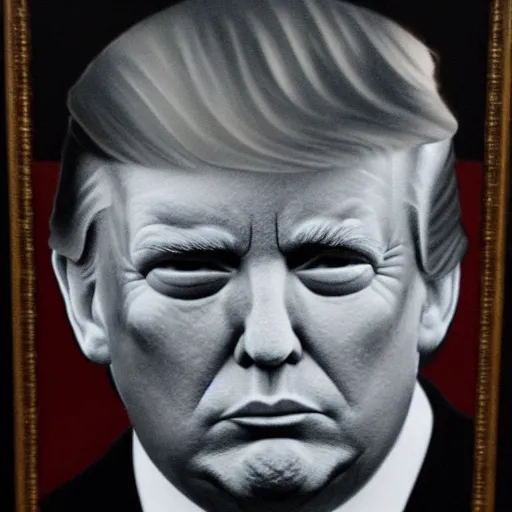 Image similar to bald donald trump portrait