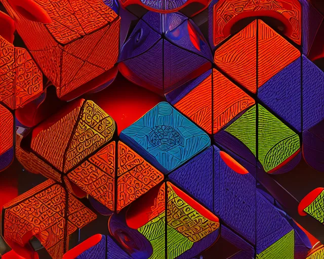 Prompt: portrait of mystiy giant eye rubiks cube, intricate abstract. intricate artwork, by tooth wu, wlop, beeple, dan mumford. concept art, octane render, trending on artstation, greg rutkowski very coherent symmetrical artwork. cinematic, key art, hyper realism, high detail, octane render, 8 k, iridescent accents