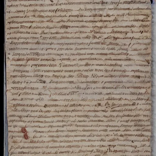 Prompt: manuscript depicting total recall
