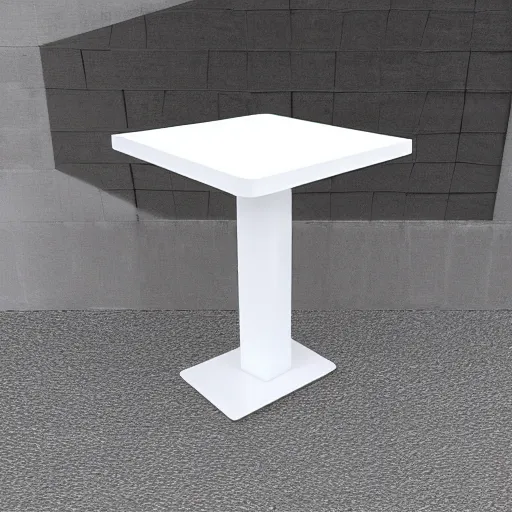 Image similar to square plastic table with white png