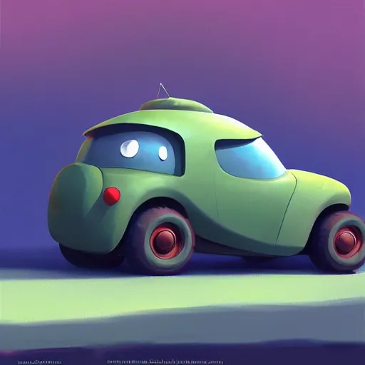 Image similar to goro fujita ilustration car, painting by goro fujita, sharp focus, highly detailed, artstation