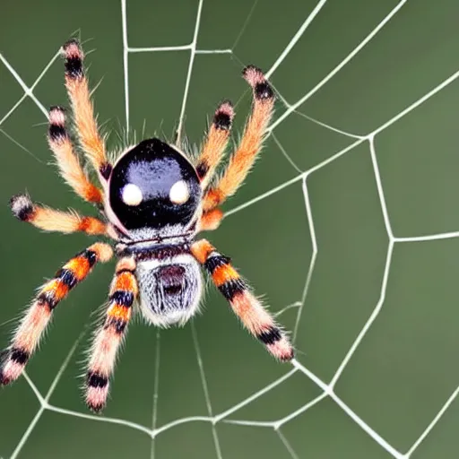 Image similar to cute and cuddly spider