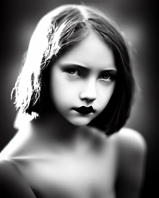 Image similar to tintype black and white dreamy young beautiful female artificial intelligence, metropolis, cinematic, rim light, bokeh, photo - realistic, elegant, high detail, 8 k, masterpiece, photo taken in 1 9 3 0