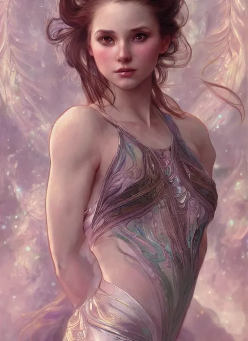 Image similar to ultra realistic illustration, ballerina, sci - fi, fantasy, intricate, elegant, highly detailed, digital painting, artstation, concept art, smooth, sharp focus, illustration, art by artgerm and alphonse mucha